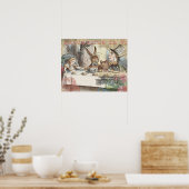 Alice im Wunderland Mad Tea Party Poster (Küche)