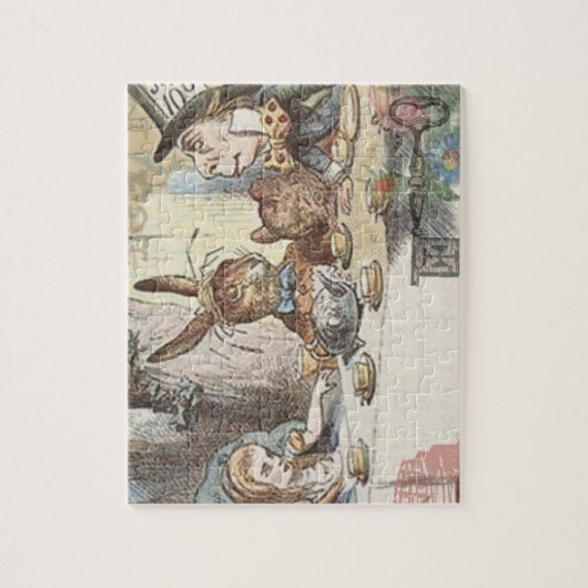 Alice im Wunderland Mad Tea Party Puzzle (Vertikal)
