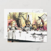 Alice im Wunderland Mad Tee Party Postkarte (Vorne/Hinten)