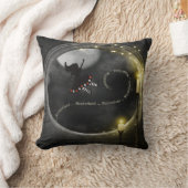 Alice im Wunderland-magische gotische Kerzen Kissen (Decke)