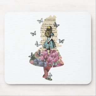 Alice im Wunderland Magischer Garten - Vintages Bu Mousepad