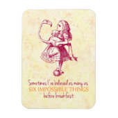 Alice im Wunderland Magnet (Vertikal)