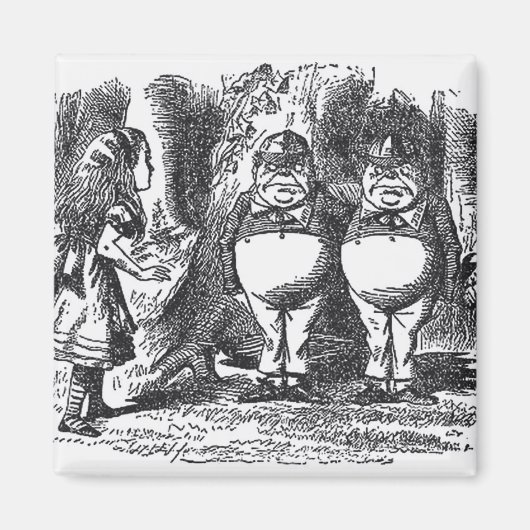 Alice im Wunderland Magnet (Vorne)