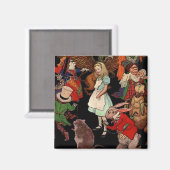 Alice im Wunderland Magnet (Vorderseite/Rückseite)