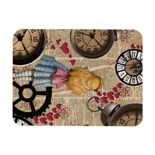 Alice im Wunderland Magnet (Horizontal)