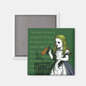 Alice im Wunderland Magnet (Vorderseite/Rückseite)