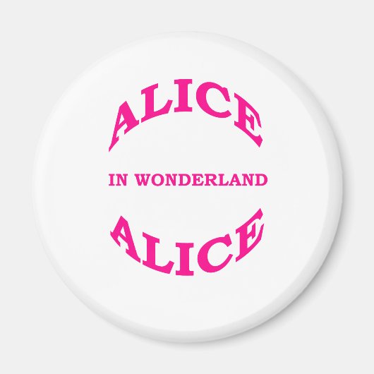 Alice im Wunderland Magnet (Vorne)