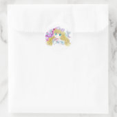 Alice im Wunderland Manga Anime Version Kawaii Runder Aufkleber (Tasche)