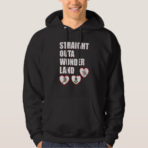 Alice im Wunderland Männer Frauen Kinder im Freien Hoodie