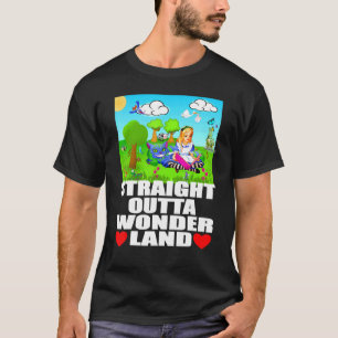 Alice im Wunderland Männer Frauen Kinder im Freien T-Shirt