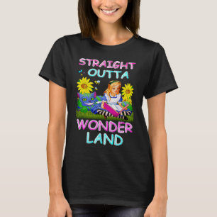Alice im Wunderland Männer Frauen Kinder Straight T-Shirt