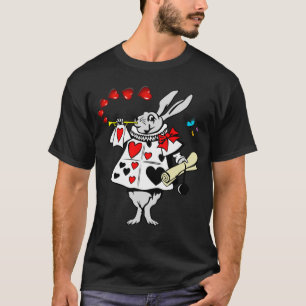 Alice im Wunderland Männer Frauen Kinder Weißes Ka T-Shirt