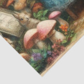 Alice im Wunderland Märchen-Teeparty-Decoupage Seidenpapier (Ausschnitt)