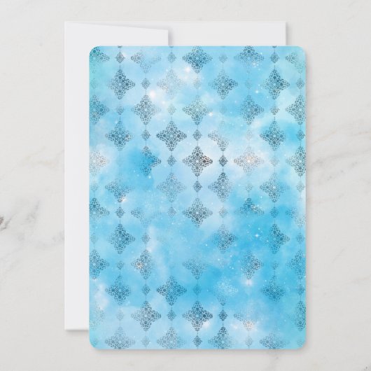 Alice im Wunderland Märchen Thema Einladung (Rückseite)