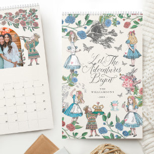 Alice im Wunderland Märchenbuch Foto Chic Kalender