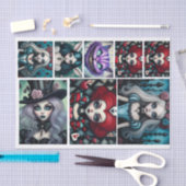 Alice im Wunderland Masterboard | Whimsikum Seidenpapier (Handwerk)