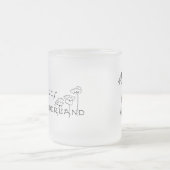 Alice im Wunderland Mattglastasse (Mittel)