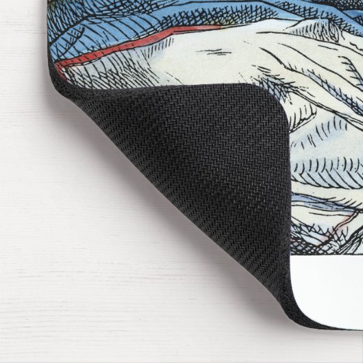 Alice im Wunderland-Mausunterlage Mousepad (Ecke)