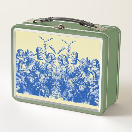 Alice im Wunderland Metall Brotdose (Vorderseite)