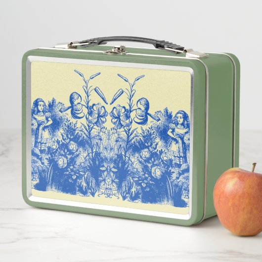 Alice im Wunderland Metall Brotdose (Beispiel)