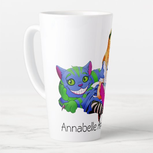 Alice im Wunderland Milchtasse (Linke Ecke)