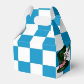 Alice im Wunderland mit Cheshire Cat Baby Dusche Geschenkschachtel (Rückseite)