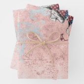 Alice im Wunderland mit Duchess Pink Geschenkpapier Set (Beispiel)