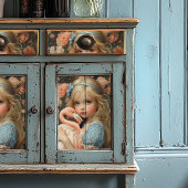 Alice im Wunderland mit Flamingo Seidenpapier