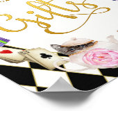 Alice im Wunderland mit ihren Geschenken Poster (Ecke)