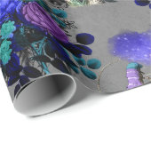 Alice im Wunderland mit Raupe Geschenkpapier (Rolleneckpunkt)