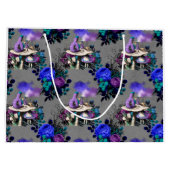 Alice im Wunderland mit Raupe Große Geschenktüte (Rückseite)