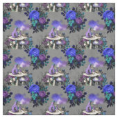 Alice im Wunderland mit Raupe und Rose Stoff (Muster)