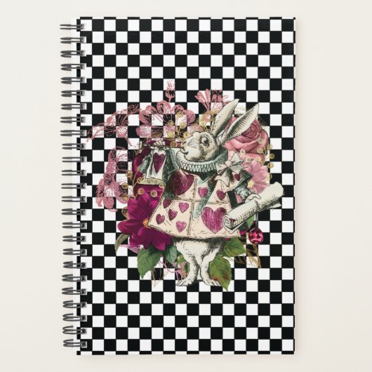 Alice im Wunderland Modernes Kaninchen Planer (Vorderseite)