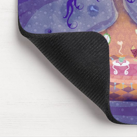 Alice im Wunderland-Mondschein Mousepad (Ecke)