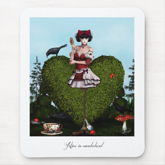 Alice im Wunderland Mousepad (Vorne)