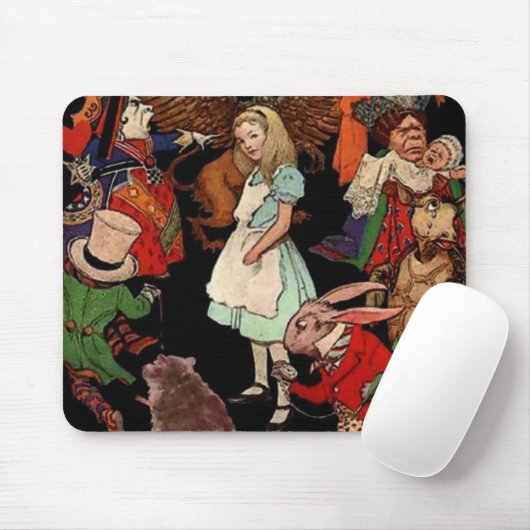 Alice im Wunderland Mousepad (Mit Mouse)