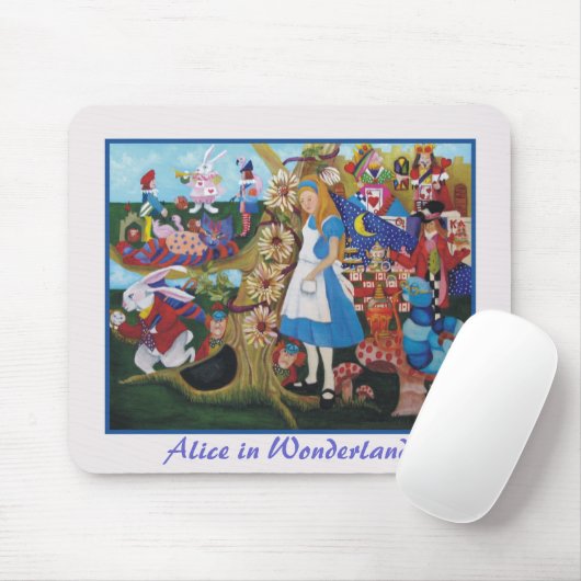 Alice im Wunderland Mousepad (Mit Mouse)