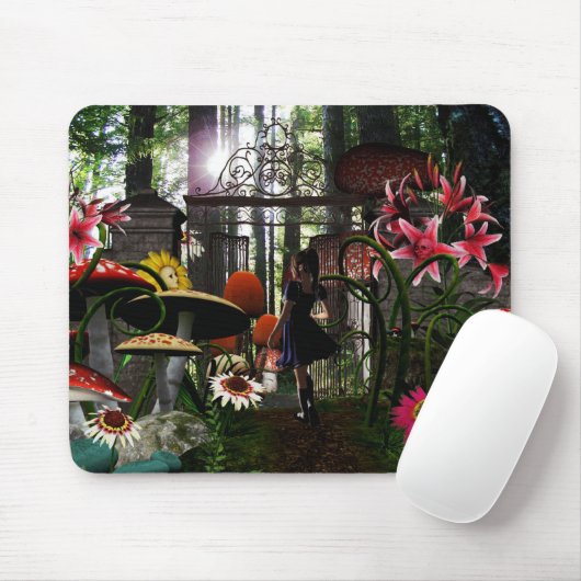 Alice im Wunderland mousepad (Mit Mouse)