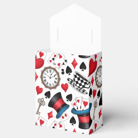 Alice im Wunderland Muster-Auswahlfeld Geschenkschachtel (Geöffnet)