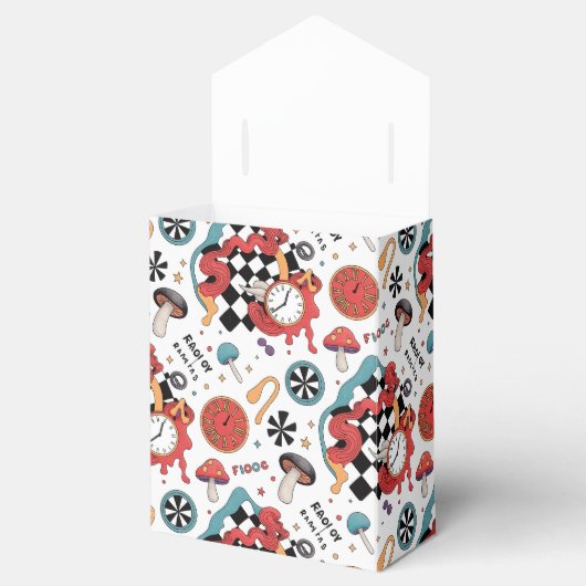 Alice im Wunderland Muster-Auswahlfeld Geschenkschachtel (Geöffnet)