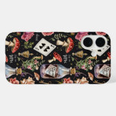 Alice im Wunderland Muster Case-Mate iPhone Hülle (Rückseite (Horizontal))