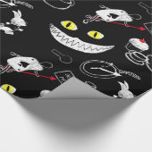 Alice im Wunderland-Muster Geschenkpapier (Ecke)
