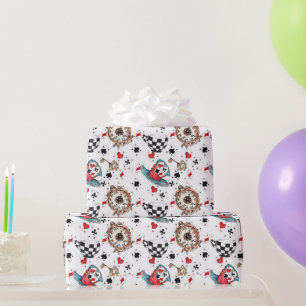 Alice im Wunderland Muster Geschenkpapier