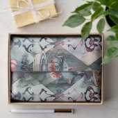 Alice im Wunderland Muster Seidenpapier (Geschenk)