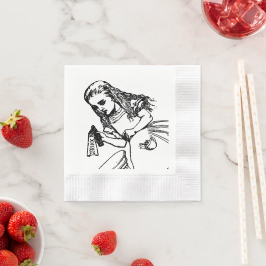 Alice im Wunderland Napkins Serviette (Beispiel)