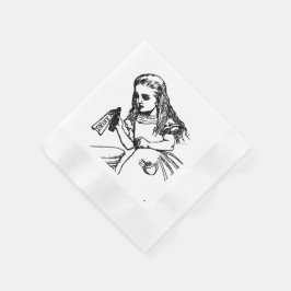 Alice im Wunderland Napkins Serviette