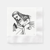 Alice im Wunderland Napkins Serviette (Vorderseite)