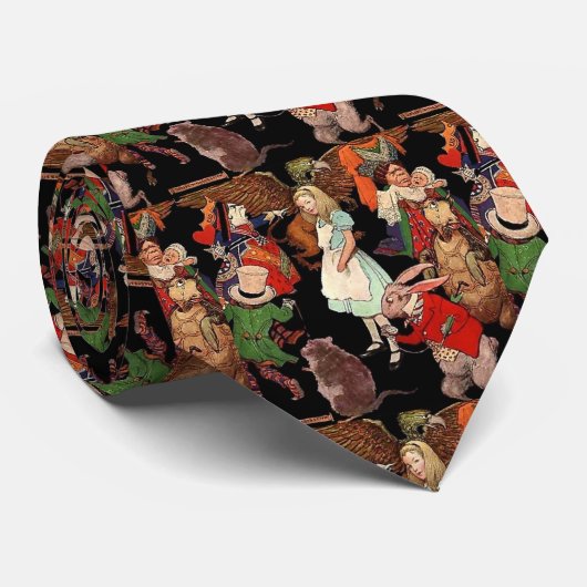Alice im Wunderland Neck Tie Krawatte (Gerollt)