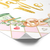 Alice im Wunderland NEHMEN Gastgeschenke Unterschr Poster (Ecke)