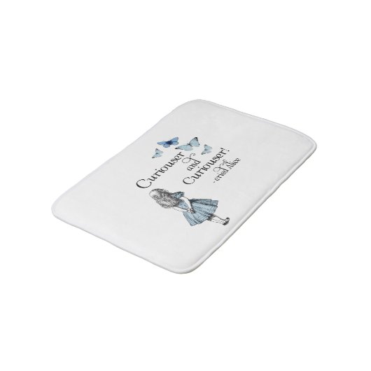 Alice im Wunderland-neugierigere Badematte (Schrägansicht)